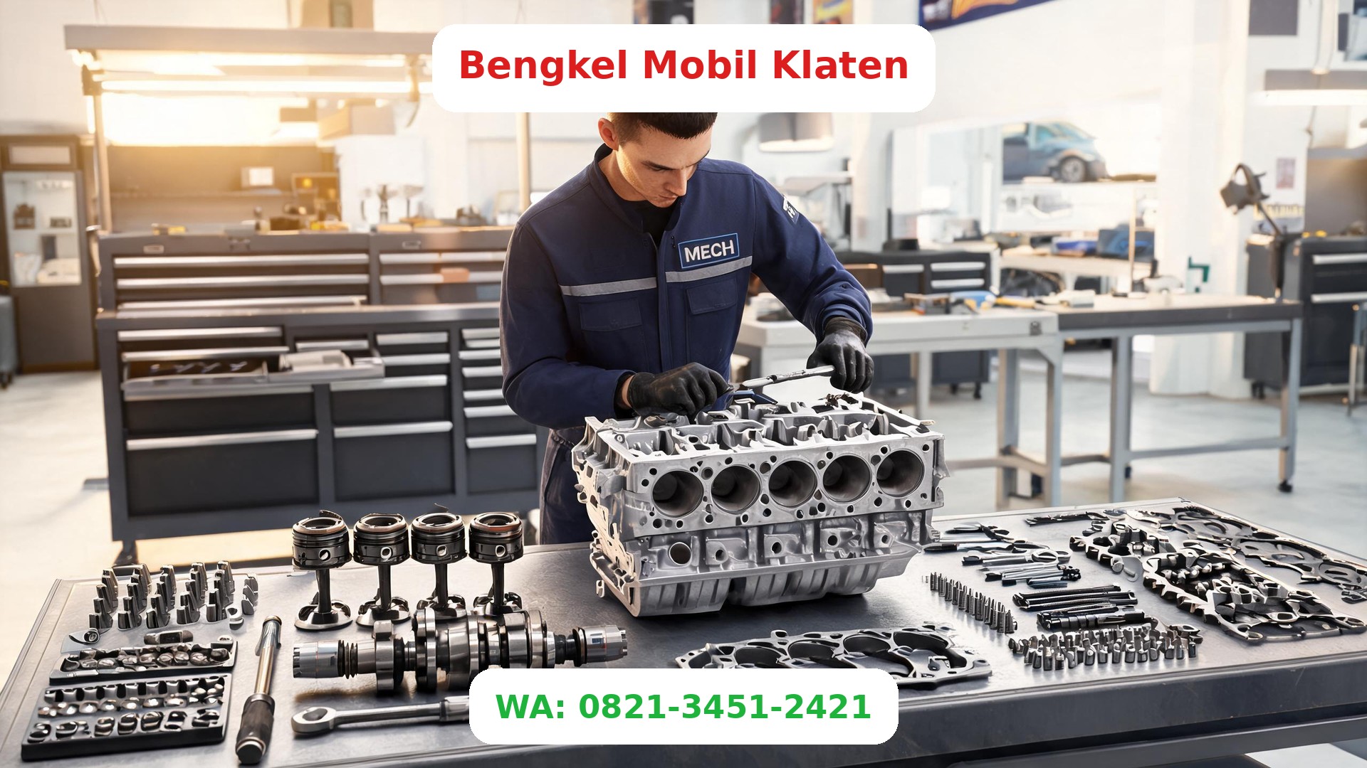 overhaul mesin mobil - bengkel mobil Anugerah Prima Motor Klaten